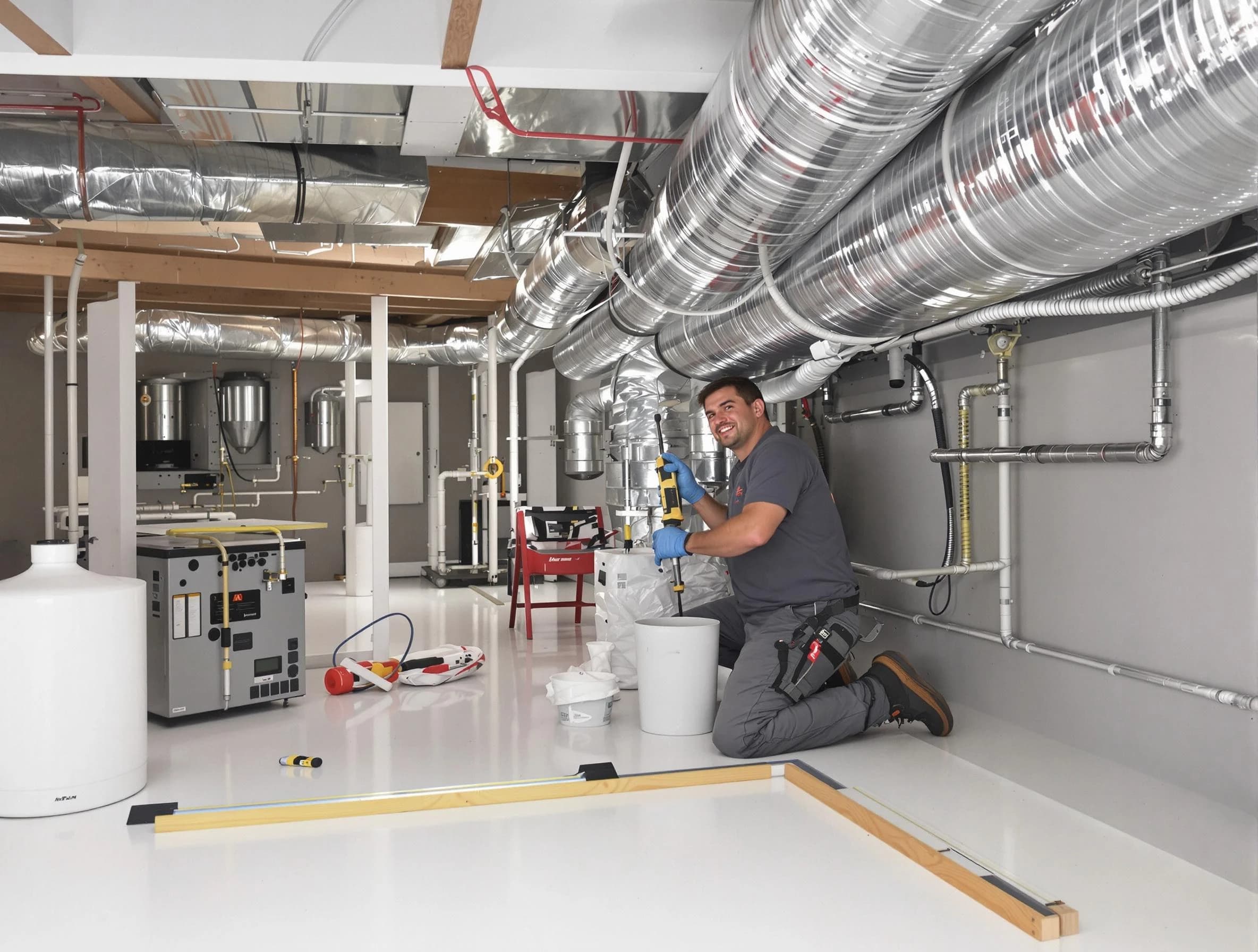Professional duct sealing service by South Jordan Air Duct Cleaning in South Jordan