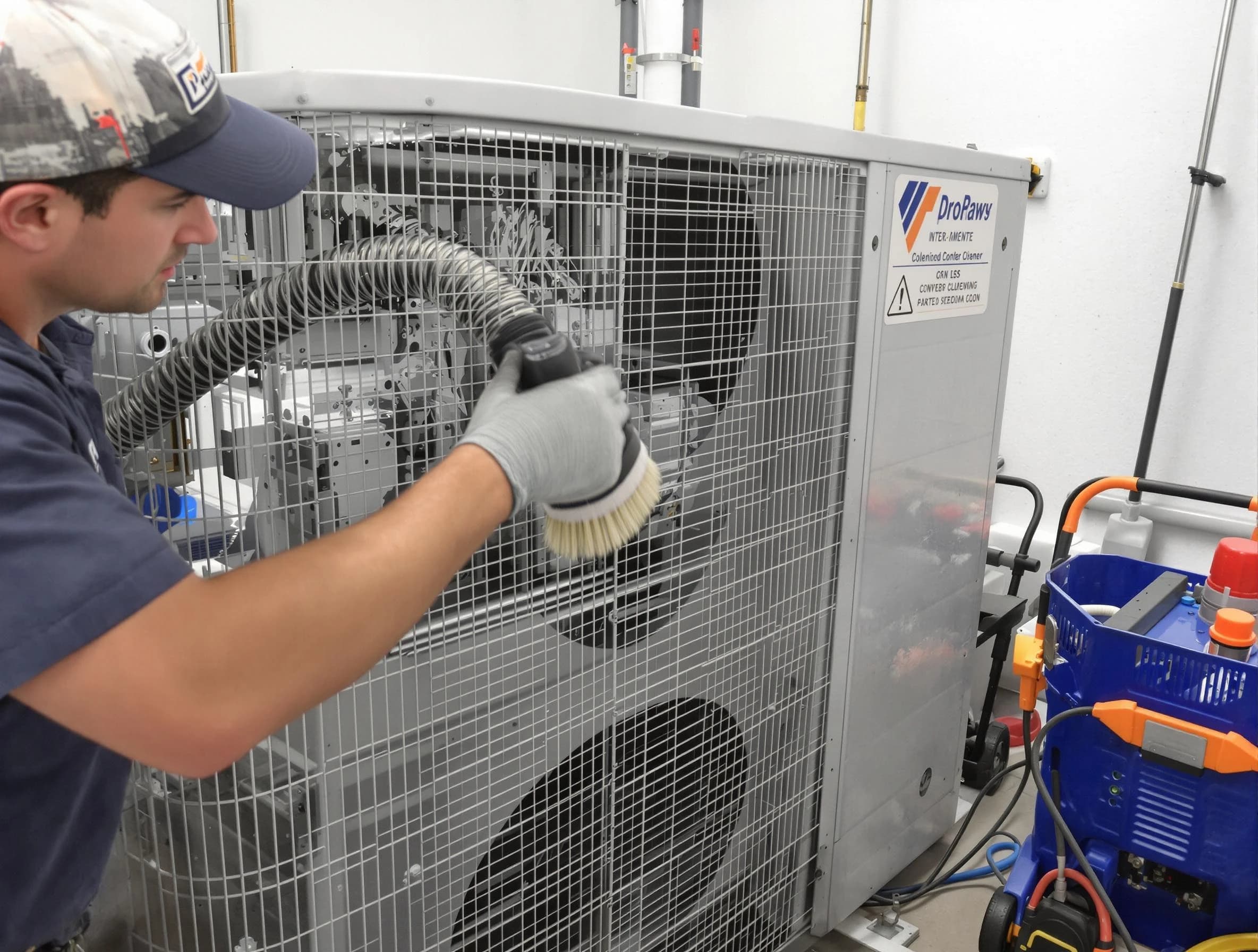South Jordan Air Duct Cleaning specialist performing precision AC coil cleaning for improved system performance in South Jordan