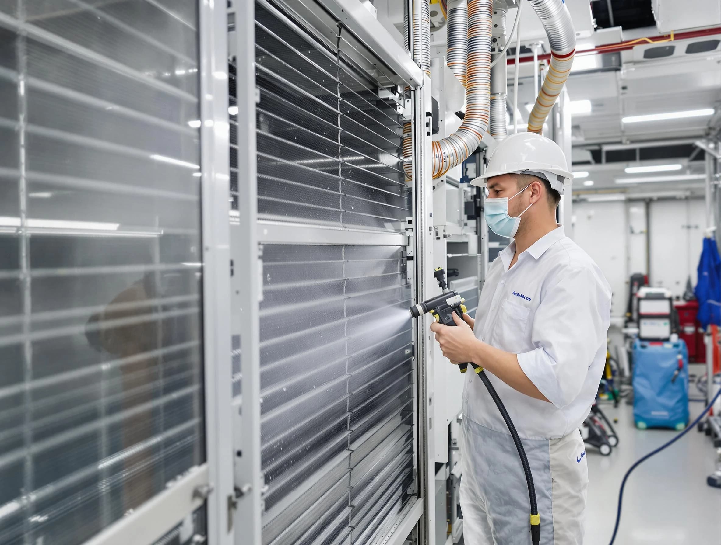 Professional AC coil cleaning by South Jordan Air Duct Cleaning in South Jordan