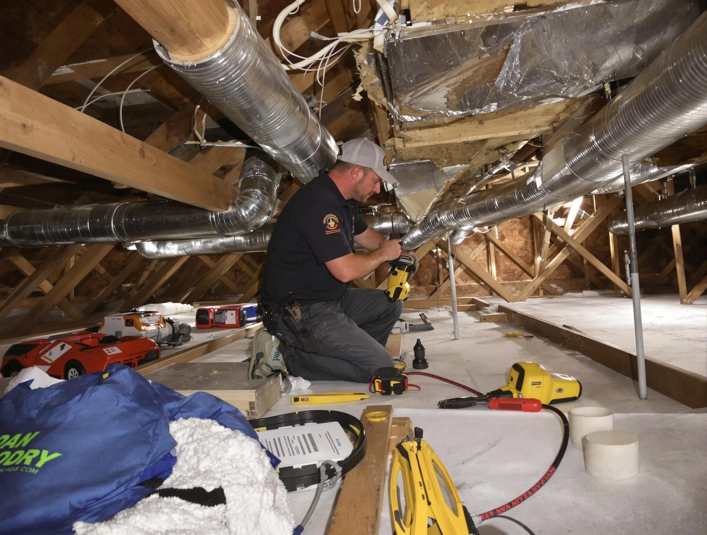 Professional air duct repair by South Jordan Air Duct Cleaning in South Jordan