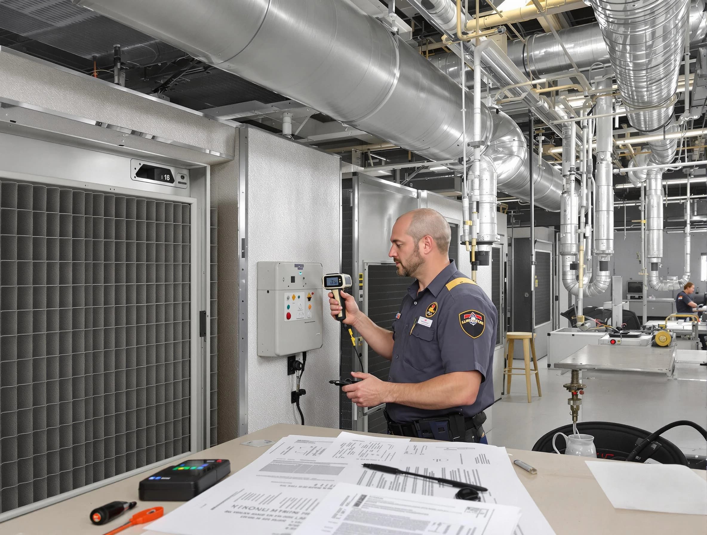 Professional filter system inspection by South Jordan Air Duct Cleaning in South Jordan