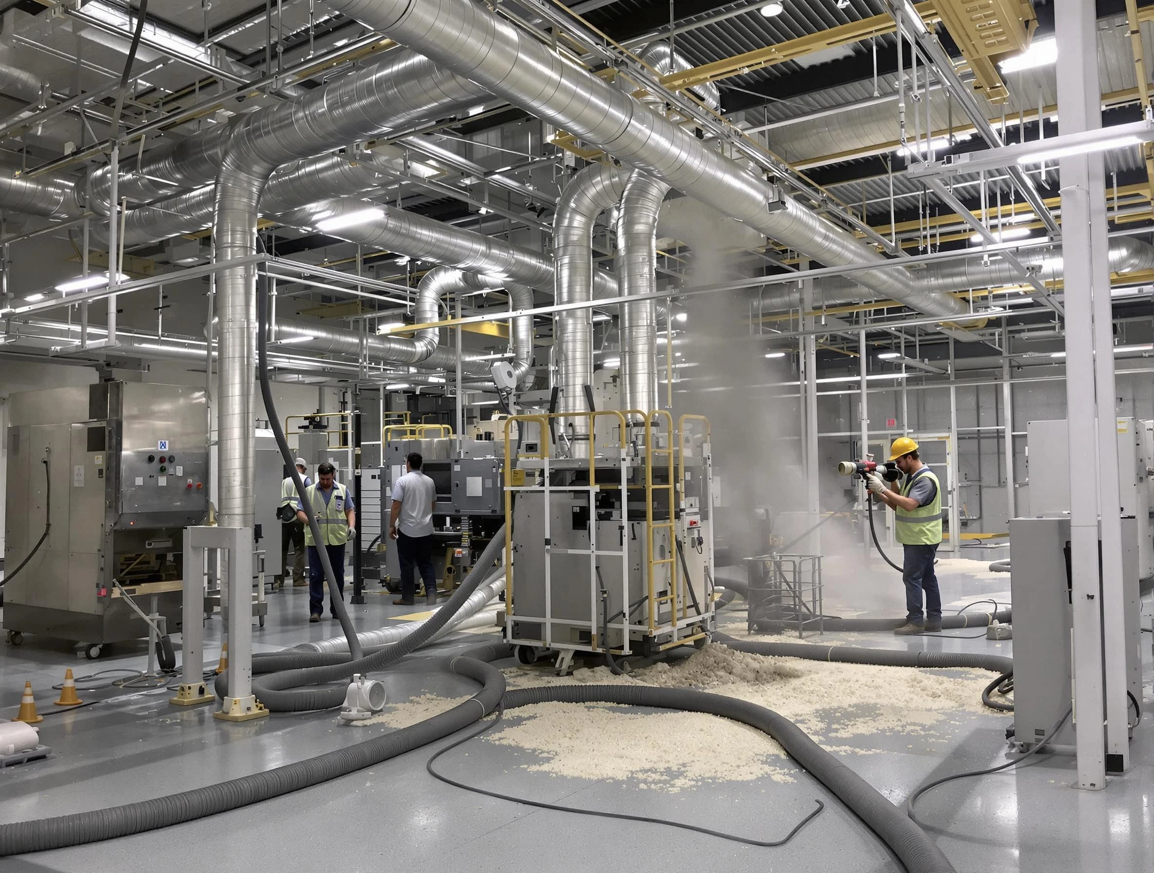 Heavy-duty industrial duct cleaning by South Jordan Air Duct Cleaning in South Jordan