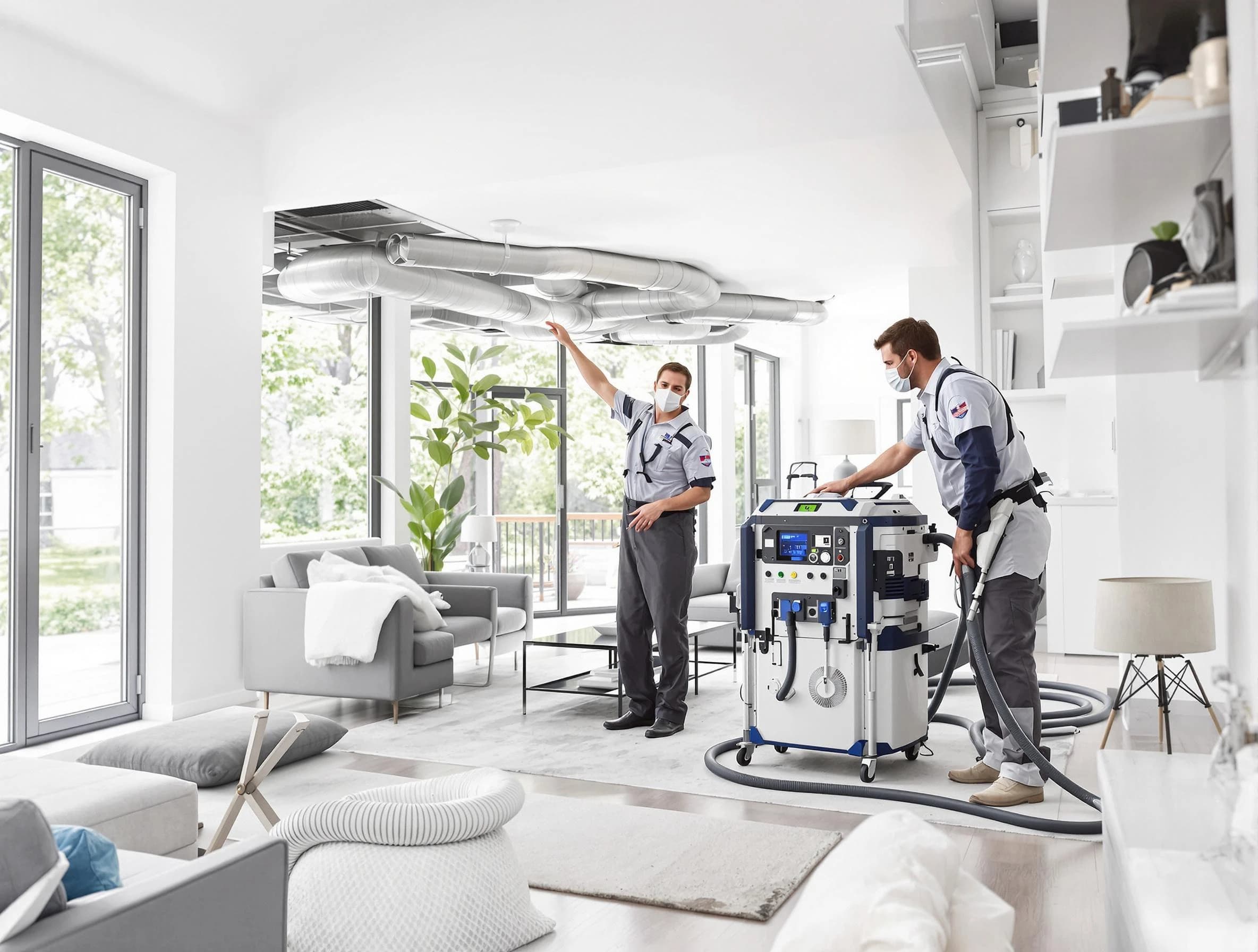 South Jordan Air Duct Cleaning professional conducting pure air duct cleaning with state-of-the-art equipment in South Jordan