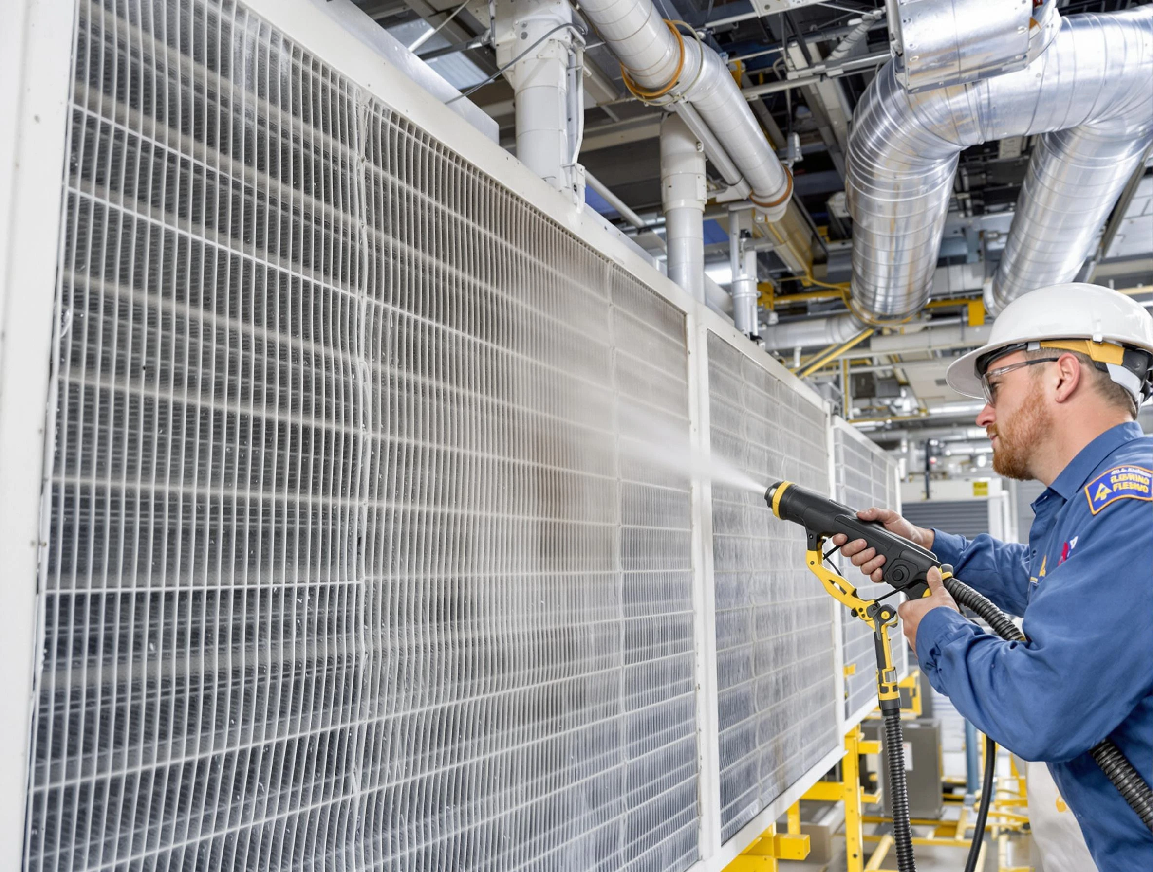 Professional commercial coil cleaning by South Jordan Air Duct Cleaning in South Jordan